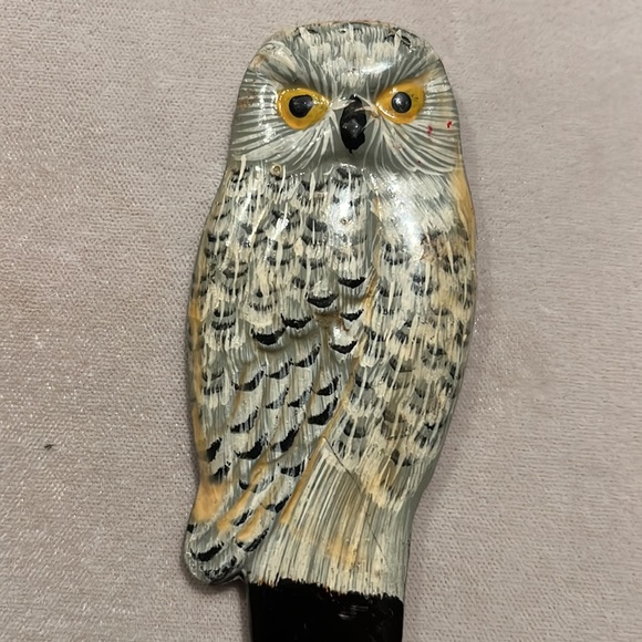 Shoehorn with Hand Painted Owl on the Handle - Picture 2 of 10